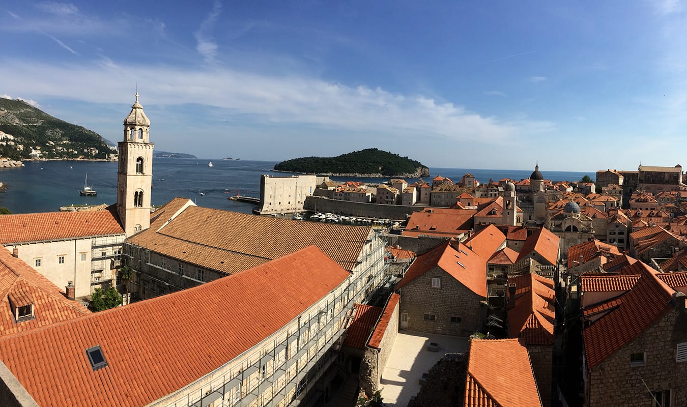 Dubrovnik : sa vieille ville et ses toits !